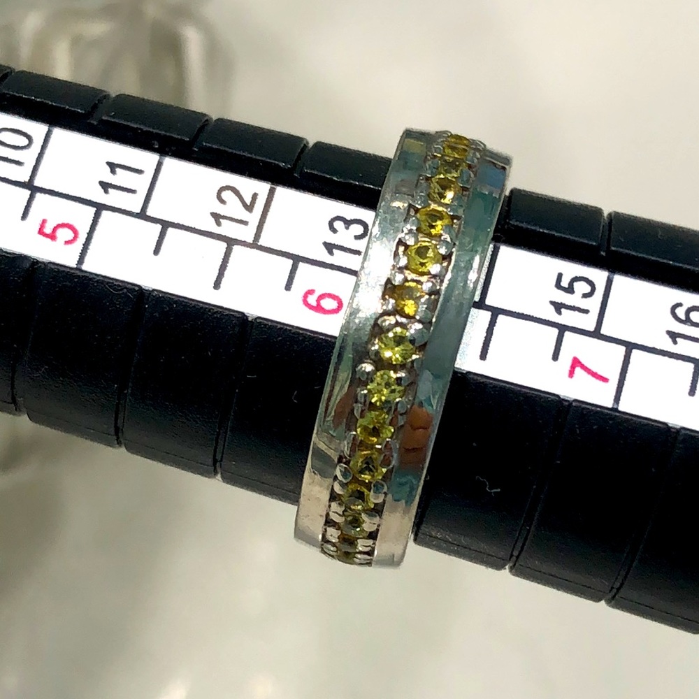 Sapphire 14K White Gold Plated - Picture 3 of 6